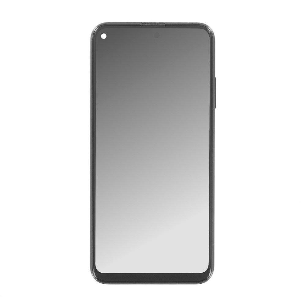 Display für Huawei P40 Lite E LCD + Rahmen midnight schwarz Bildschirm Touch