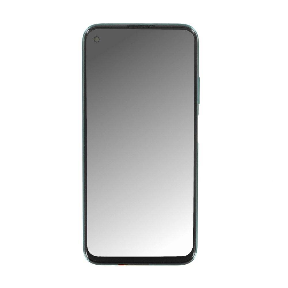 Display für Huawei P40 Lite LCD + Rahmen Crush Grün Bildschirm Touch