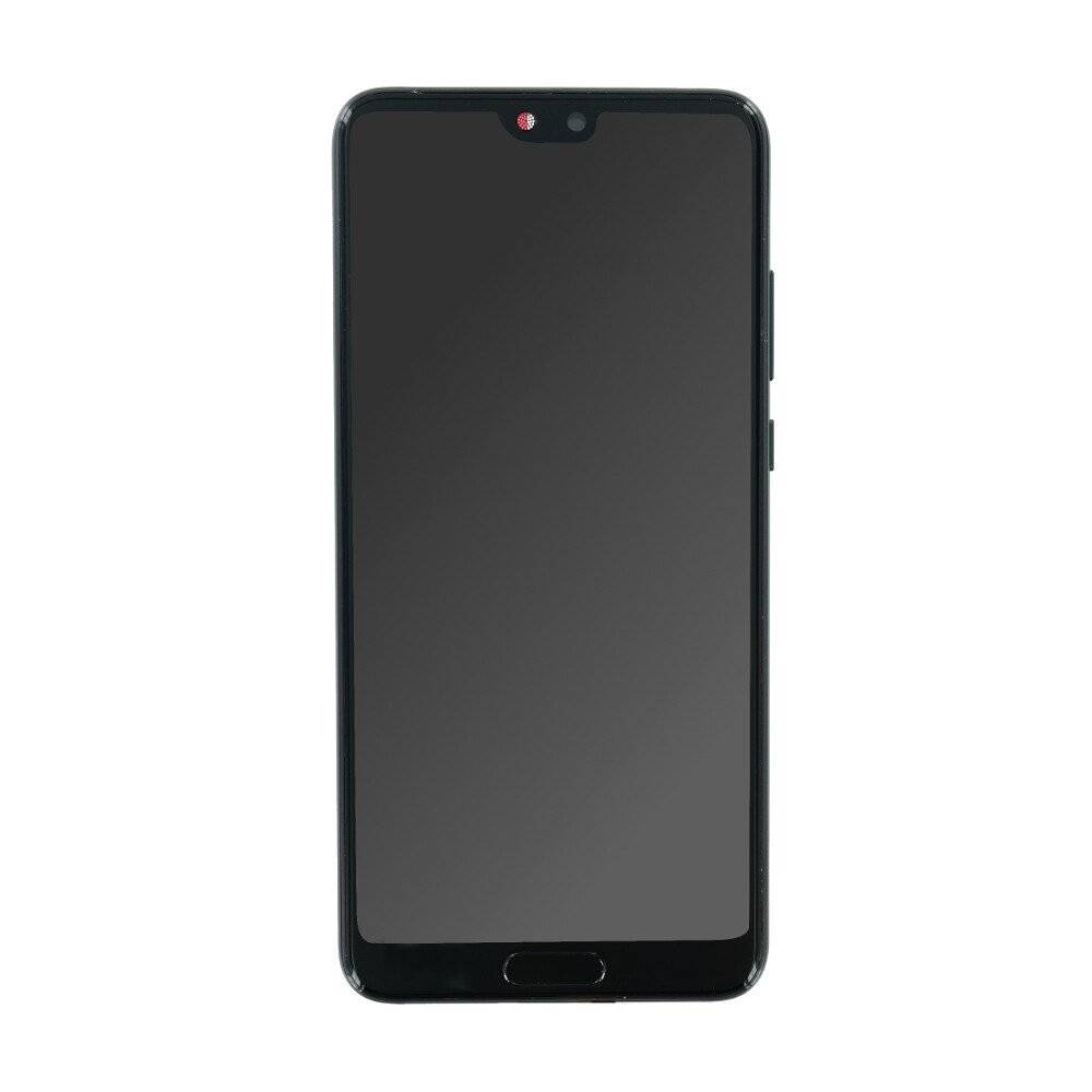Display für Huawei P20 LCD + Rahmen Schwarz Touch Ersatz
