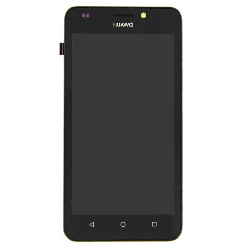 Display für Huawei Y635 LCD + Rahmen Schwarz Bildschirm Touch
