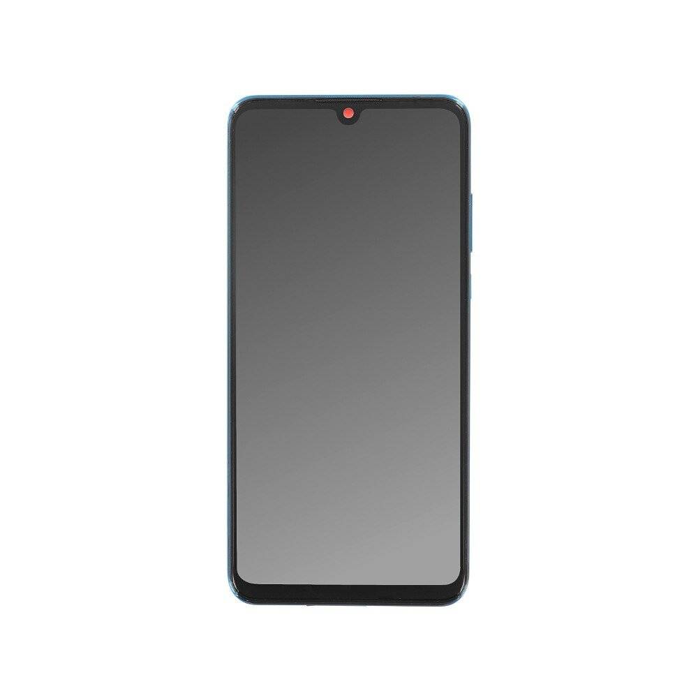 Display für Huawei P30 Lite LCD + Rahmen Blau Bildschirm Touch