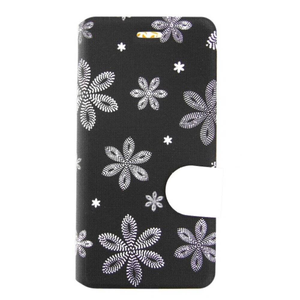 Book Case Handyhülle für iPhone 6 Schwarz Schutzhülle Tasche