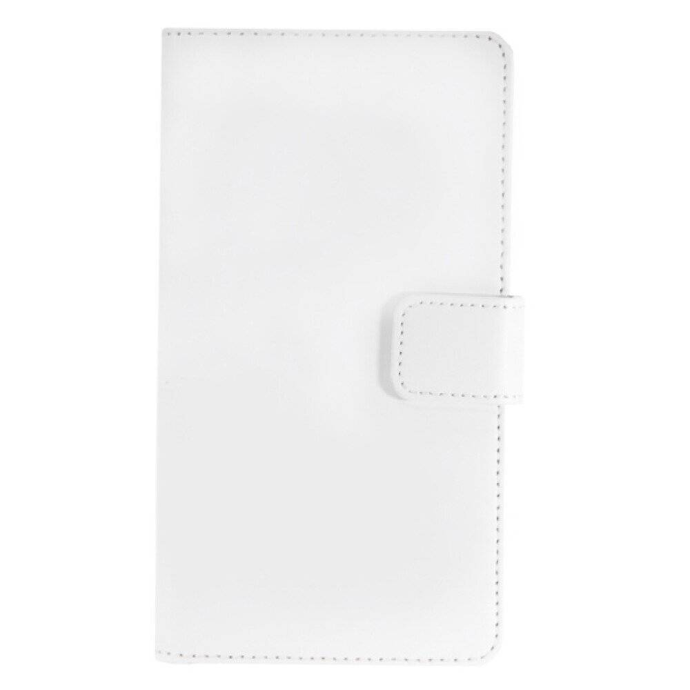 Book Case Handyhülle für Samsung Galaxy Note 4 Weiß Leder 4250710555789