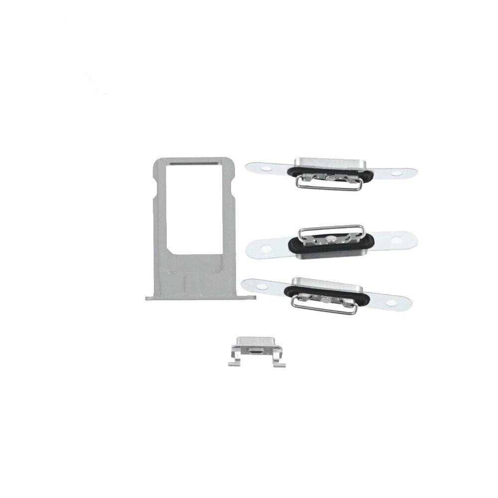 iPhone 6s Akkufachdeckel Backcover silber Akkufachdeckel Kameraglas Rückseite