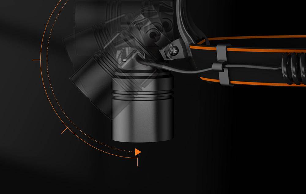 Superfire HL71, LED Kopflampe, 15W, 500lm, USB-C