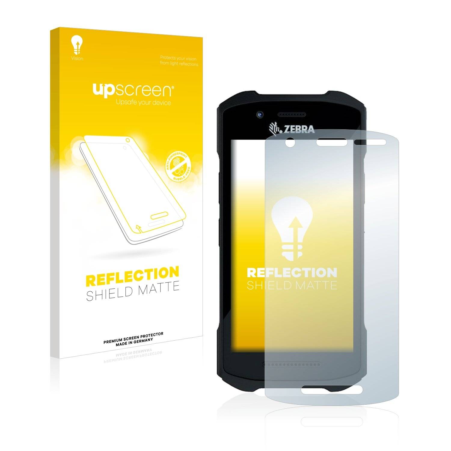 upscreen Reflection Shield Matte Premium Displayschutzfolie für Zebra
