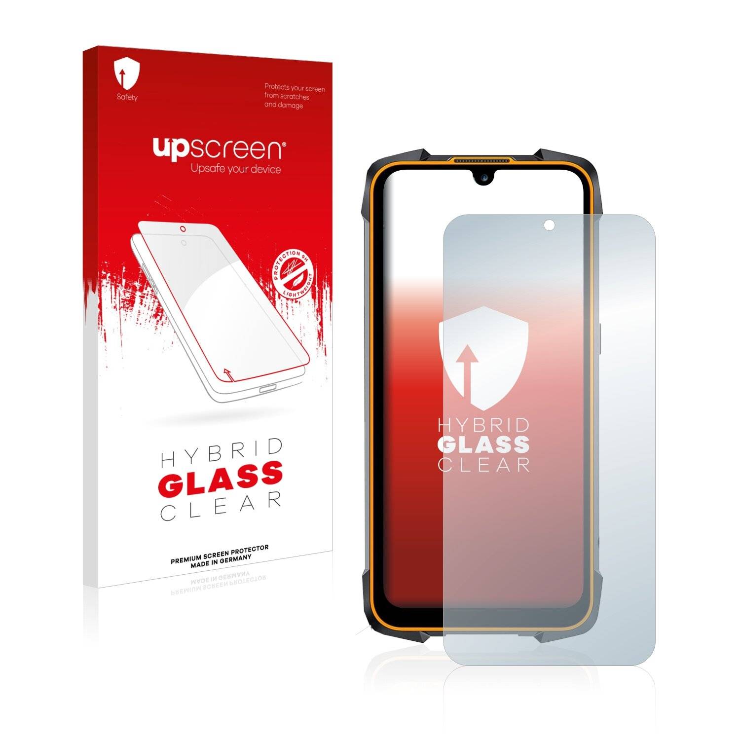 upscreen Hybrid Glas Schutz-Folie für Cubot King Kong 5 Pro