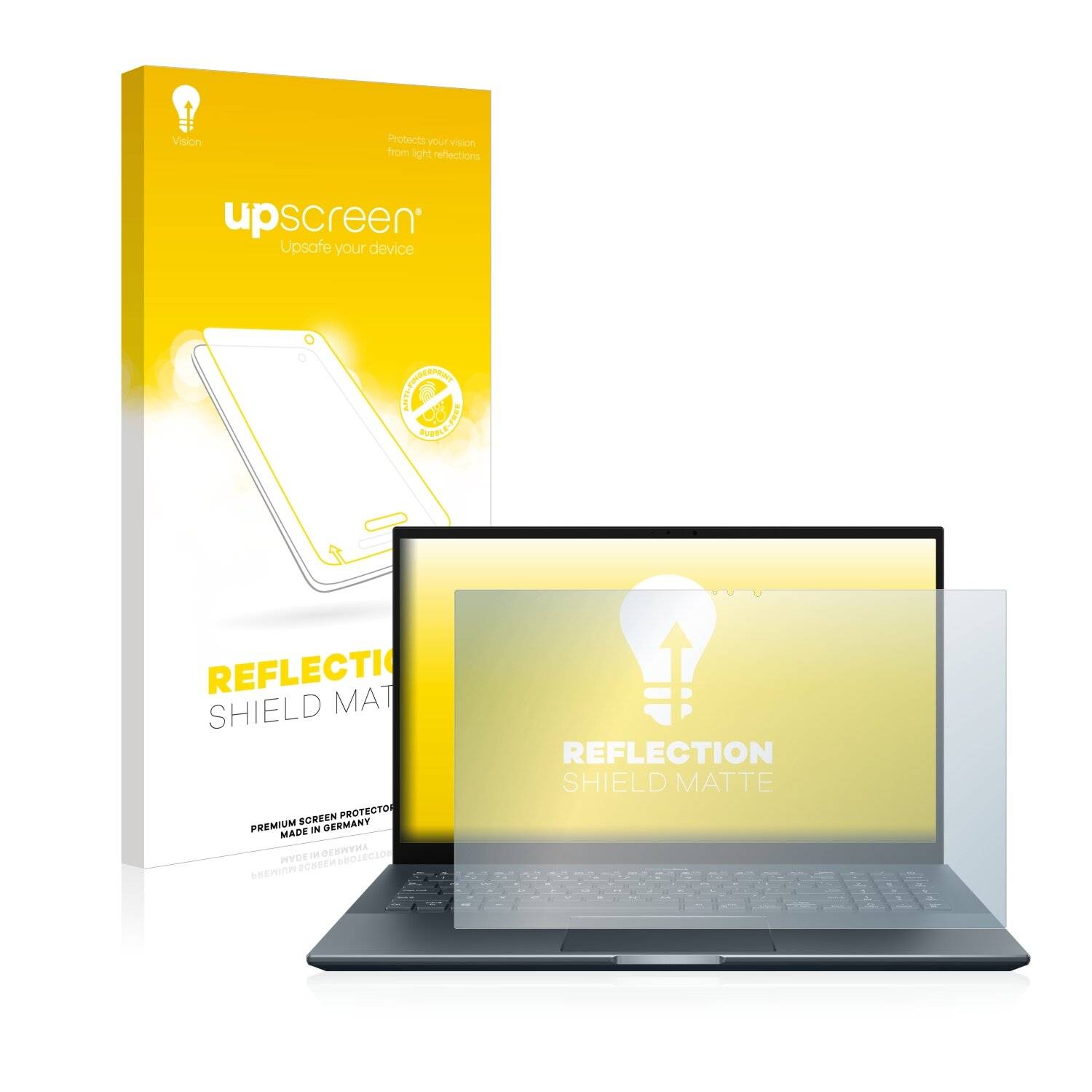 upscreen Reflection Shield Matte Premium Displayschutzfolie für Asus ZenBook Pro 15