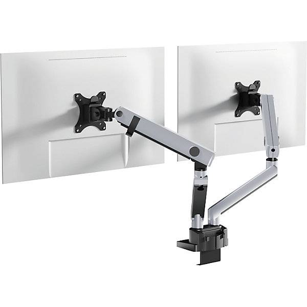 DURABLE SELECT PLUS - Befestigungskit (Gelenkarm, Klammer, Schraubmontage) - für 2 LCD-Displays - Kunststoff, Aluminium,