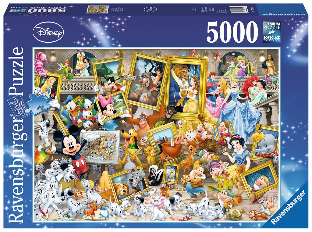 17432 - Puzzle Mickey L'Artiste 5000 Pièces, 5000 Stück(e), 14 Jahr(e)