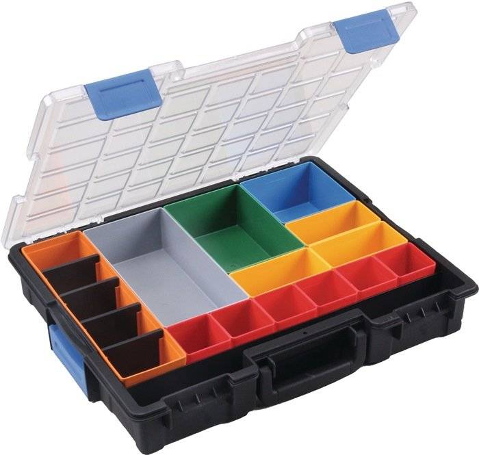 Allit EuroPlus Pro K44/18 Sortimentskoffer (L x B x H) 355 x 440 x 76 mm Anzahl Fächer: 18 Inhalt 1 St.