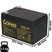 Kung Long VdS WP12-12 12V 12Ah AGM Blei Accu Batterie wartungsfrei Kung Long VdS WP12-12 12V 12Ah AGM Blei Accu Batterie wartungsfrei