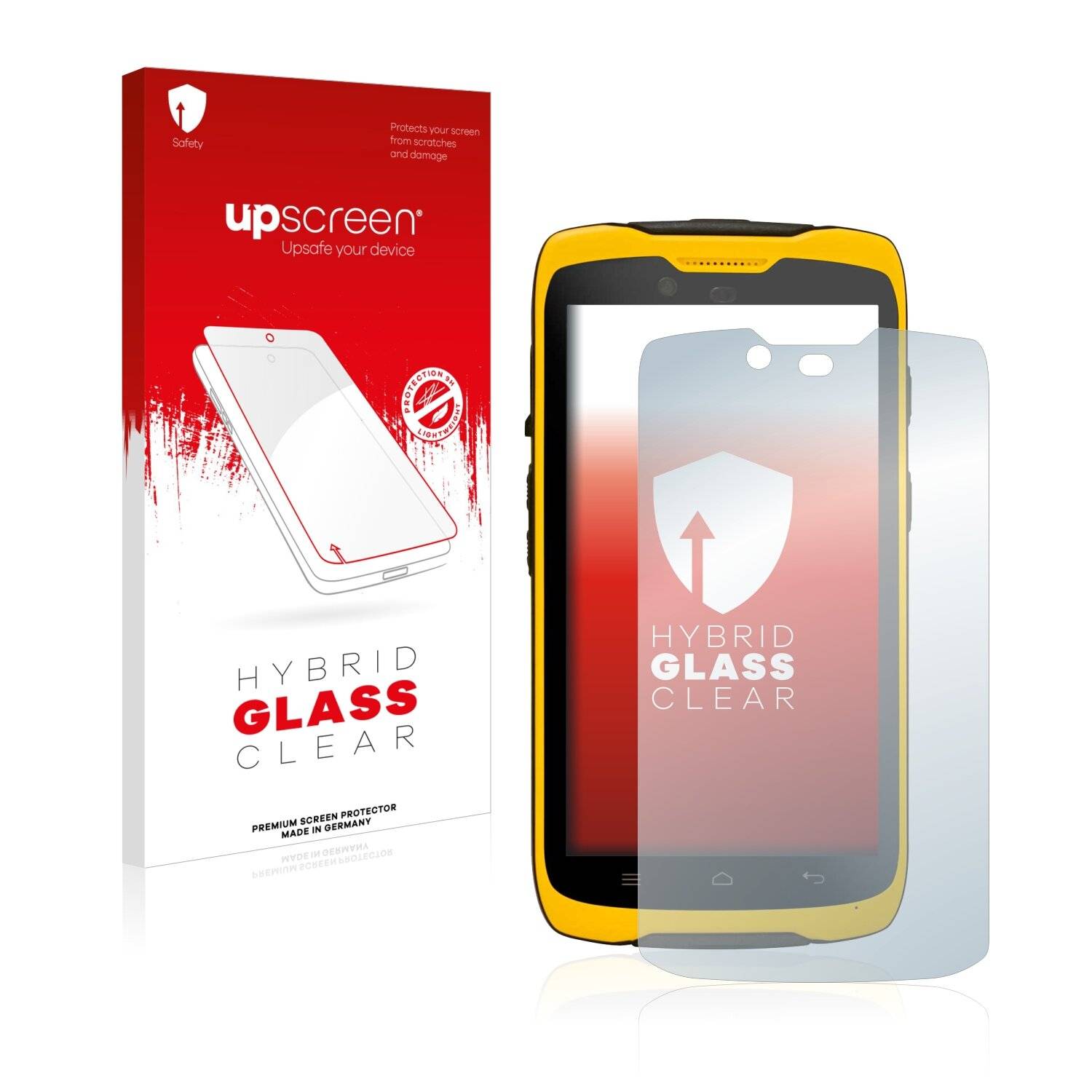 upscreen Hybrid Glass Clear Premium Schutzglas Folie für Trimble