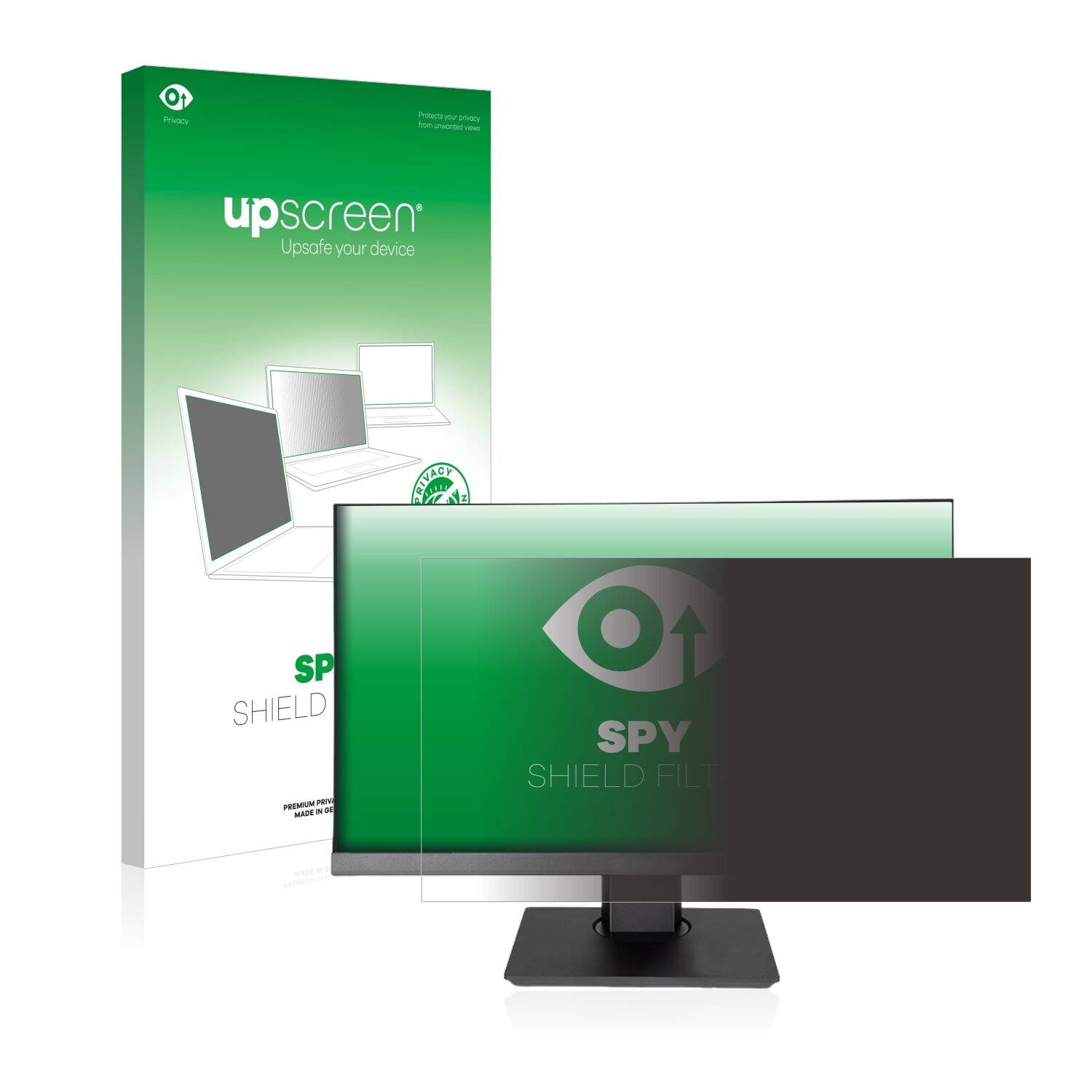 upscreen Blickschutzfilter für Wortmann Terra 2448W PV Blaulichtfilter Sichtschutz Privacy Anti Spy abnehmbar