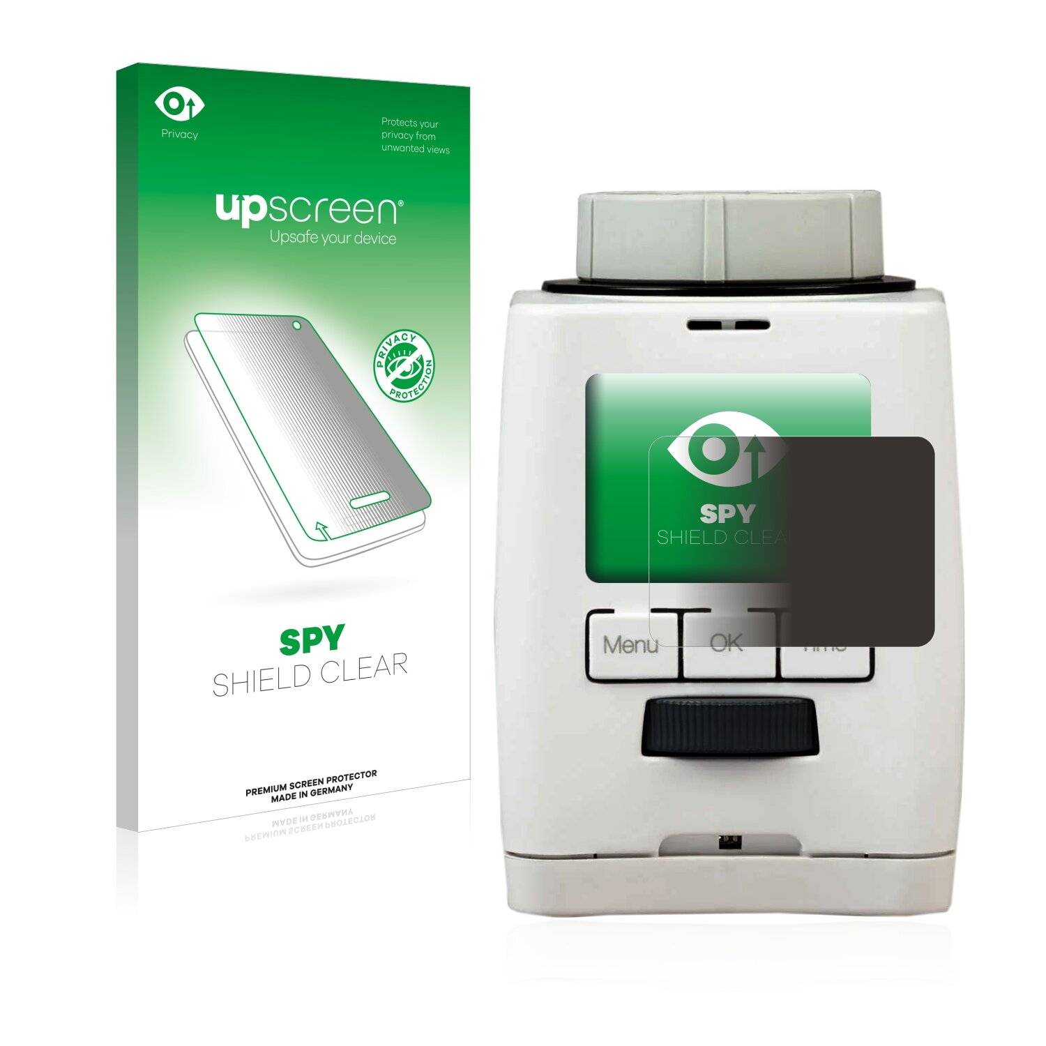 upscreen Spy Shield Clear Premium Blickschutzfolie für SilverCrest Programmierbares