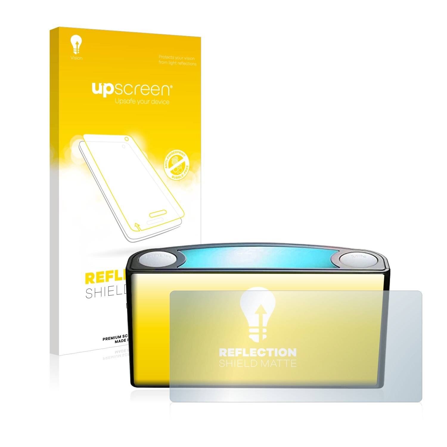 upscreen Reflection Shield Matte Premium Displayschutzfolie für Mesqool 7 color nightlight