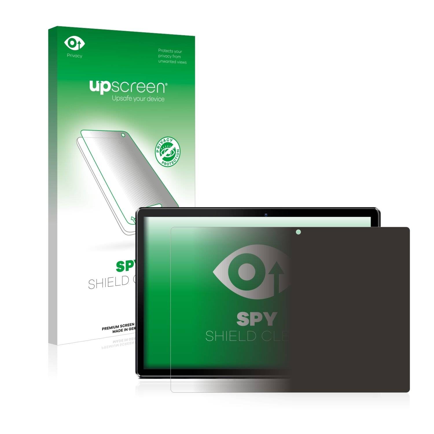 upscreen Spy Shield Clear Premium Blickschutzfolie für Pritom M10