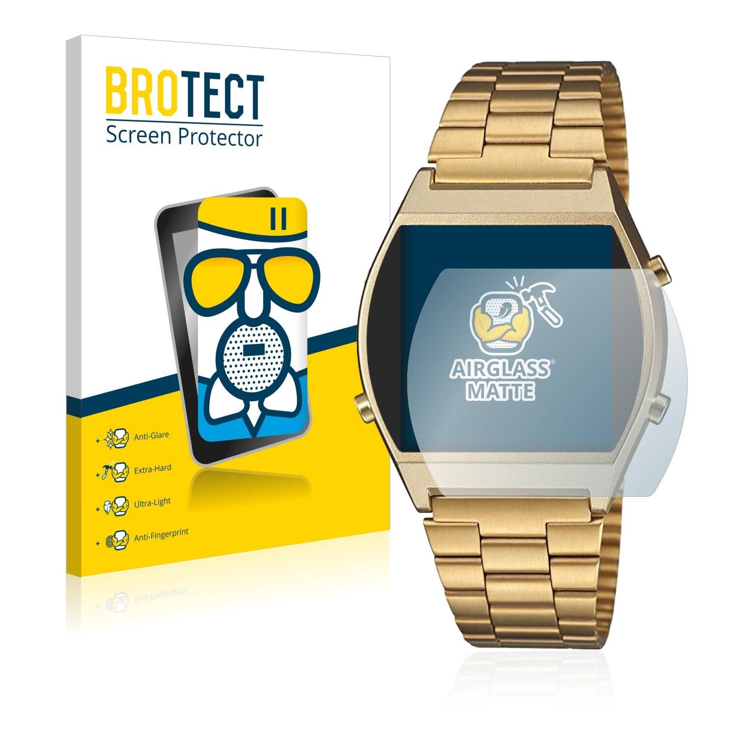BROTECT AirGlass Matte Schutzglas Folie für Casio Retro