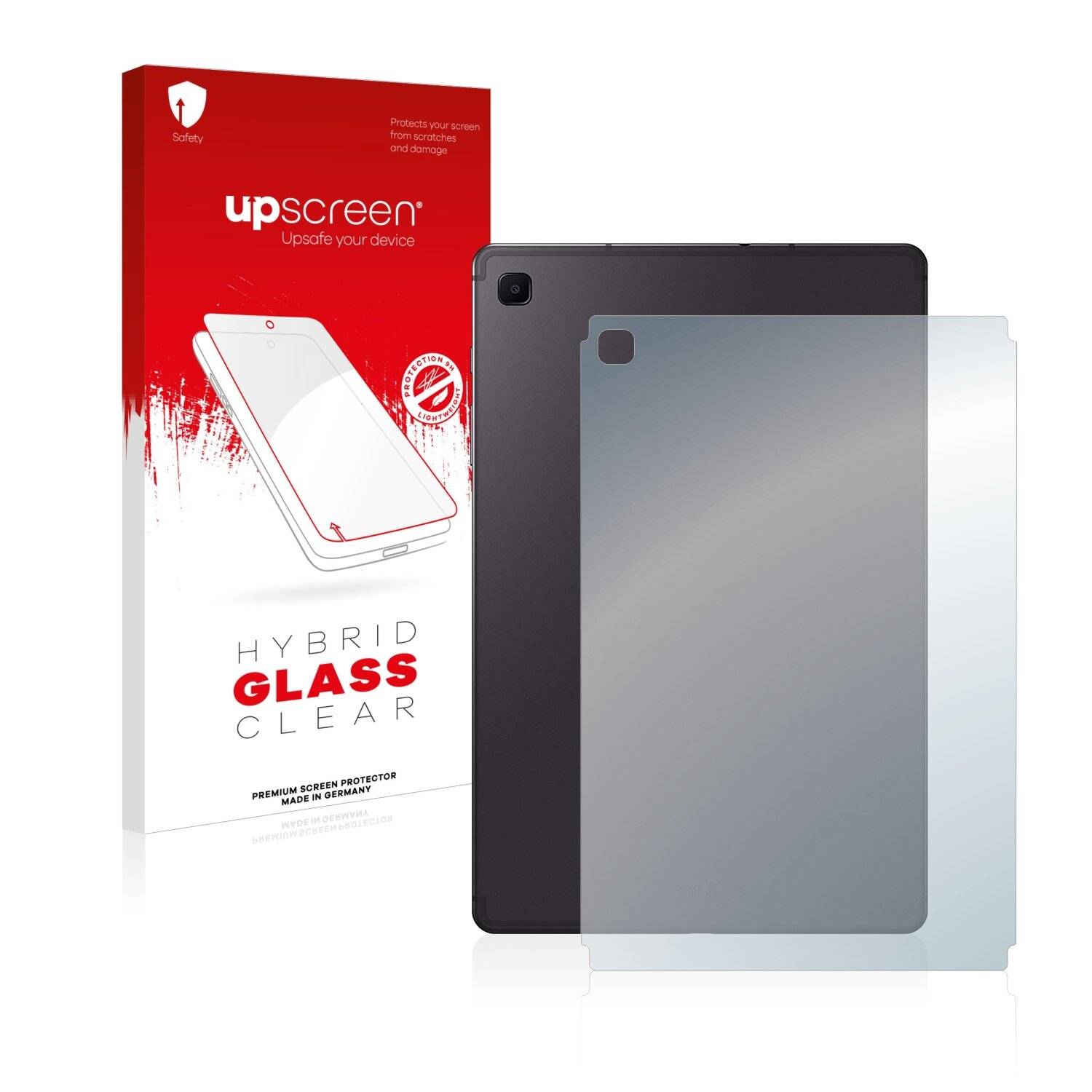upscreen Hybrid Glass Clear Premium Schutzglas Folie für Samsung Galaxy Tab S6 Lite WiFi 2022