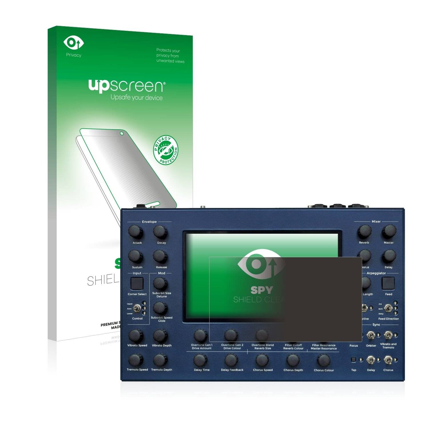 upscreen Spy Shield Clear Premium Blickschutzfolie für Vector