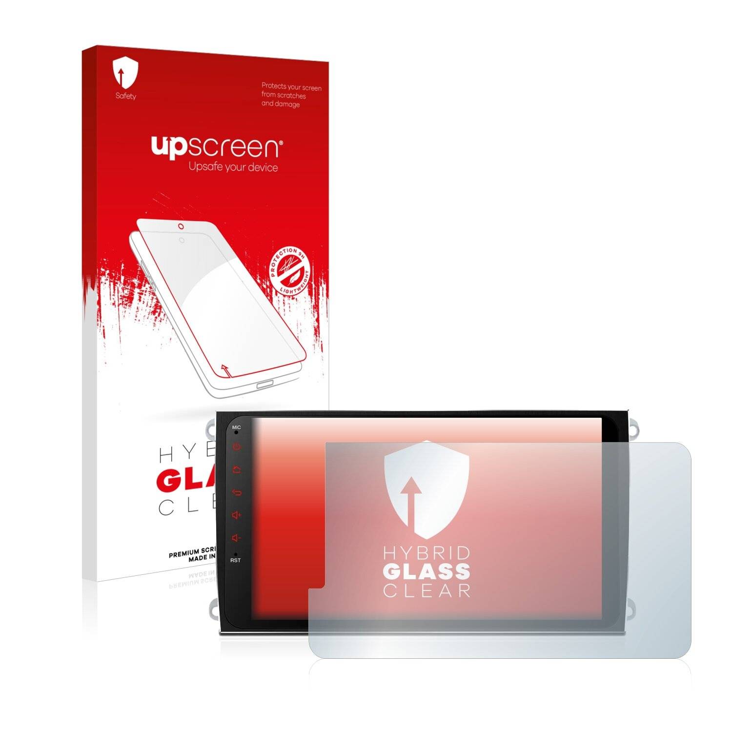 upscreen Hybrid Glass Clear Premium Schutzglas Folie für Xtrons