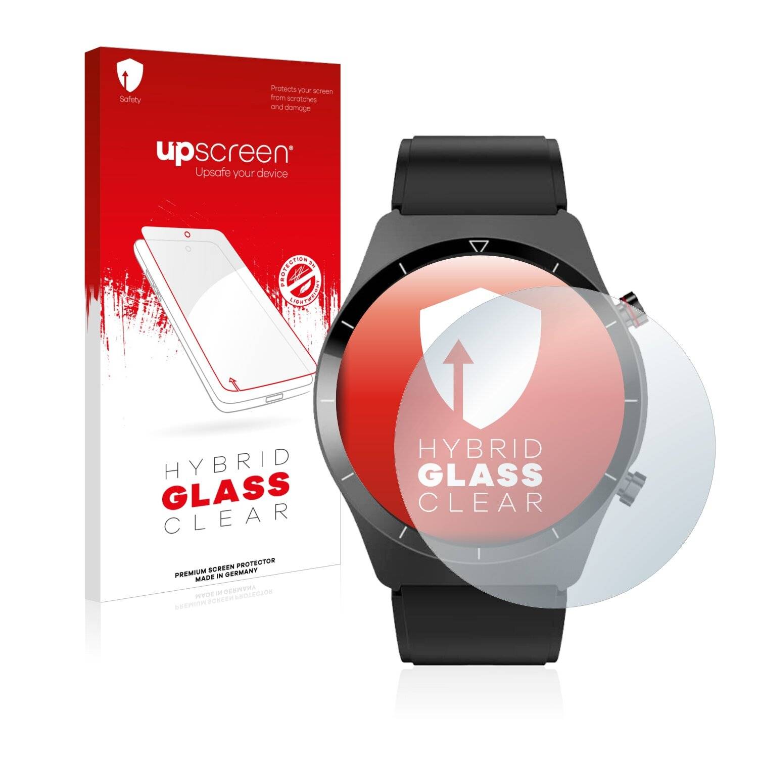 upscreen Hybrid Glass Clear Premium Schutzglas Folie für Hatieo