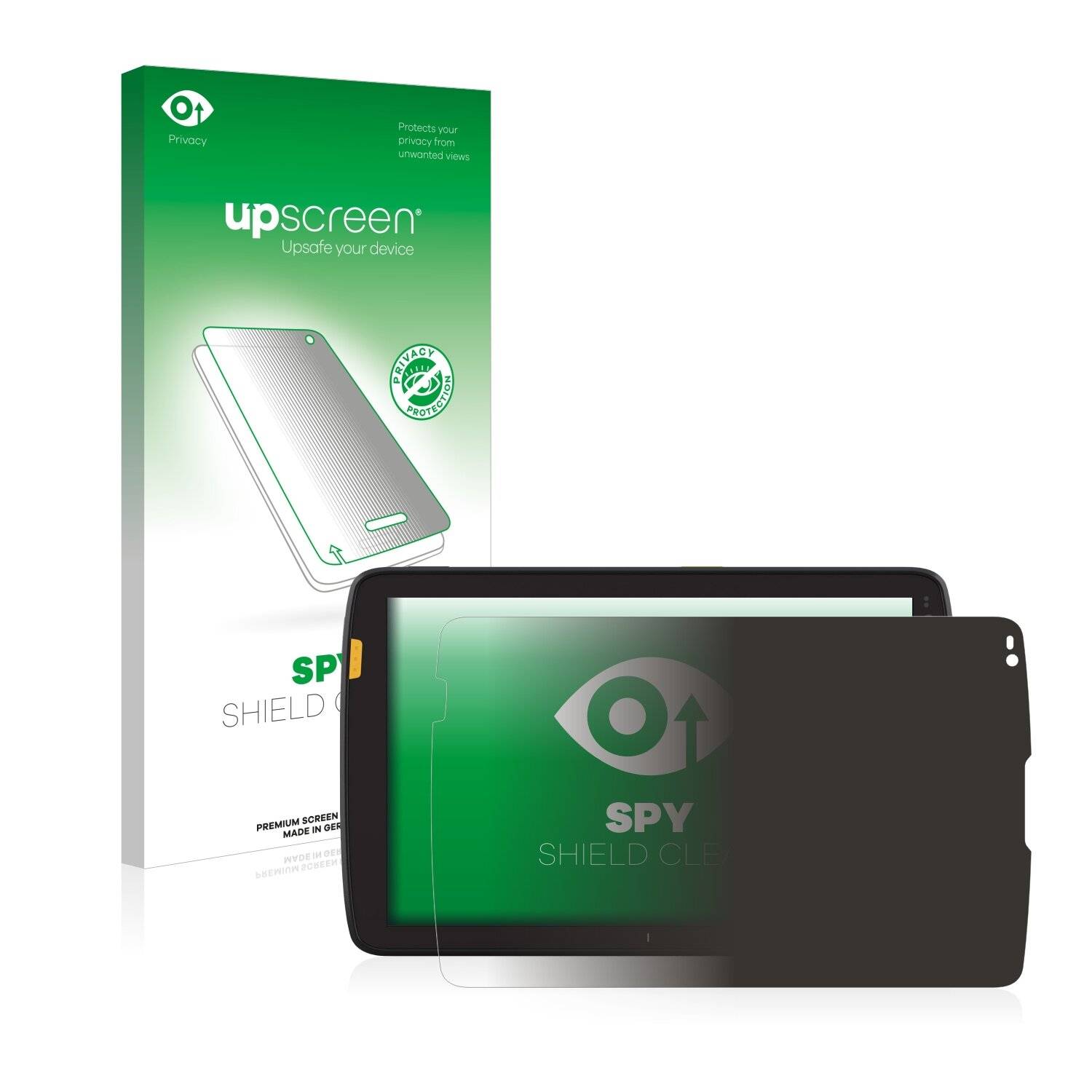 upscreen Spy Shield Clear Premium Blickschutzfolie für Zebra ET 40/45