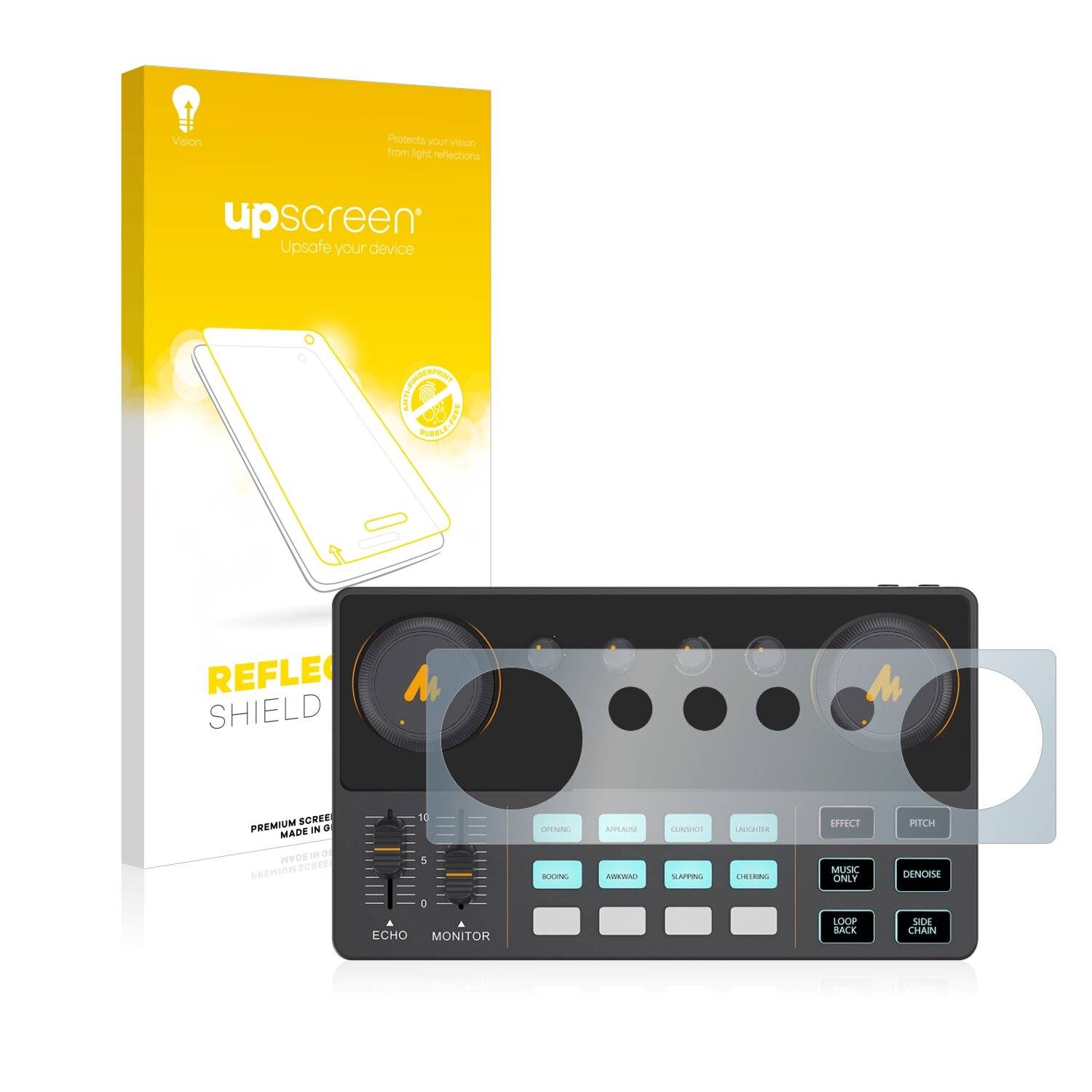 upscreen Reflection Shield Matte Premium Displayschutzfolie für Maono DJ Controller
