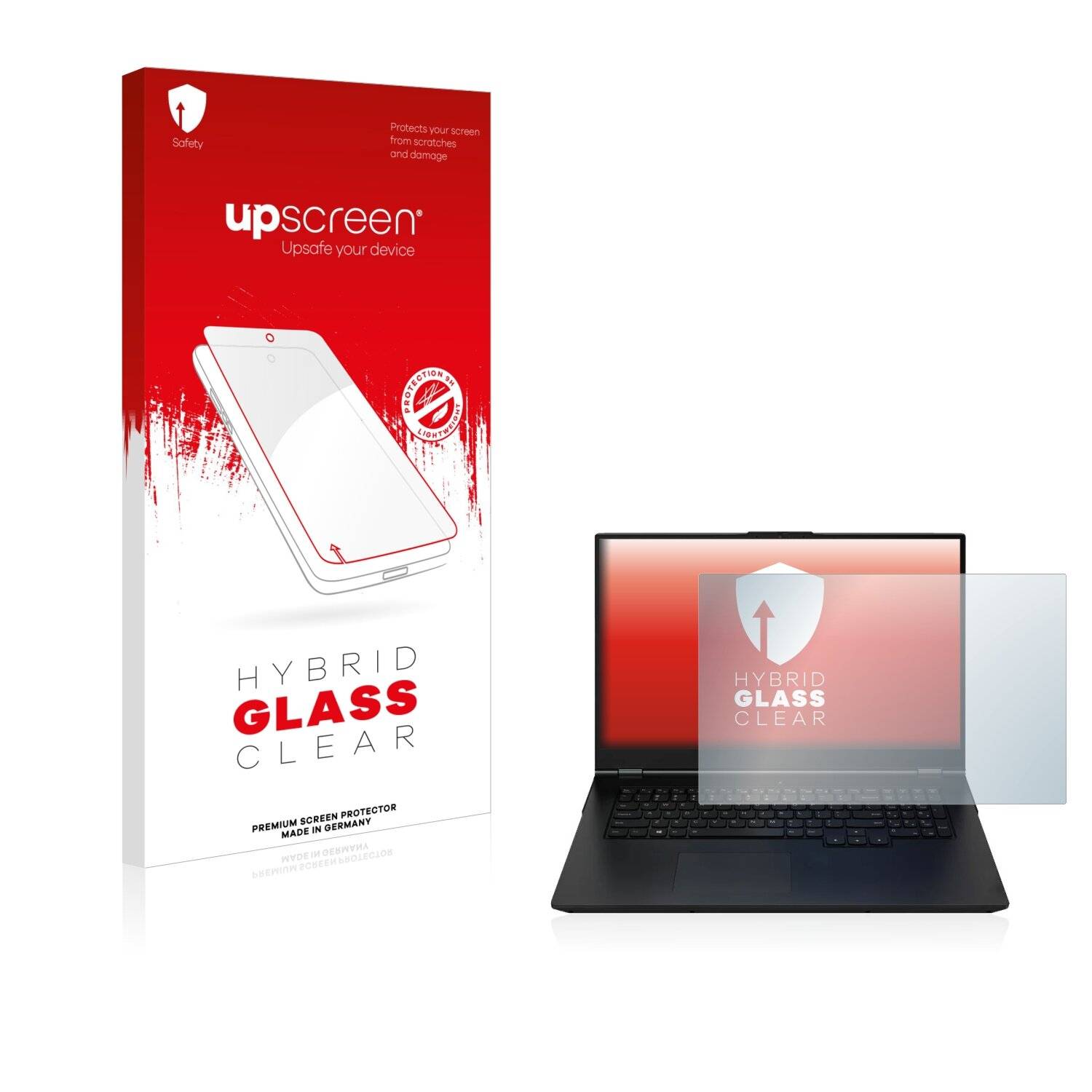 upscreen Hybrid Glass Clear Premium Schutzglas Folie für Zenec