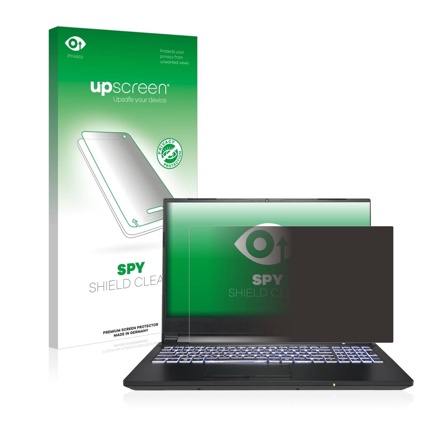 upscreen Spy Shield Clear Premium Blickschutzfolie für Gigabyte A5