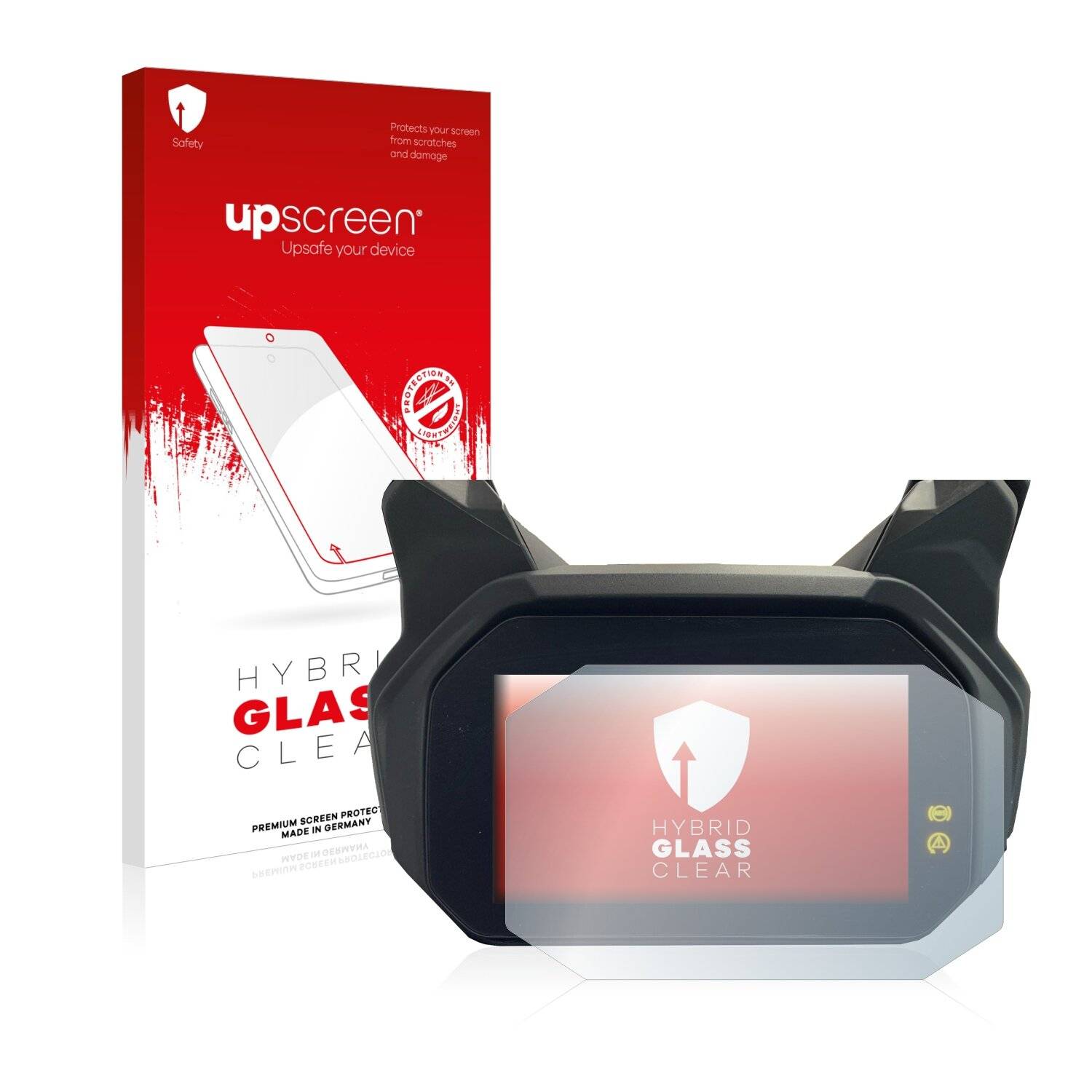 upscreen Hybrid Glass Clear Premium Schutzglas Folie für BMW C400 GT