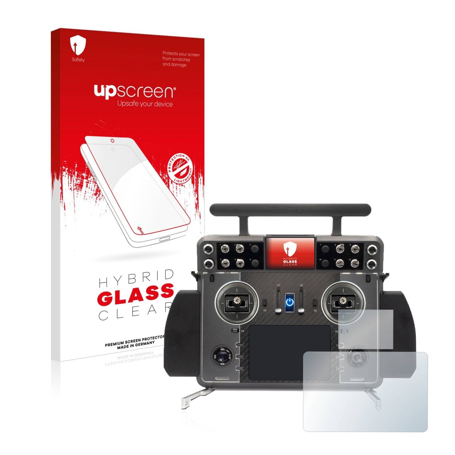 upscreen Flexible Schutz Glas Folie für FrSky Tandem XE 2 Schutzglas 9H Hybridglas Klar