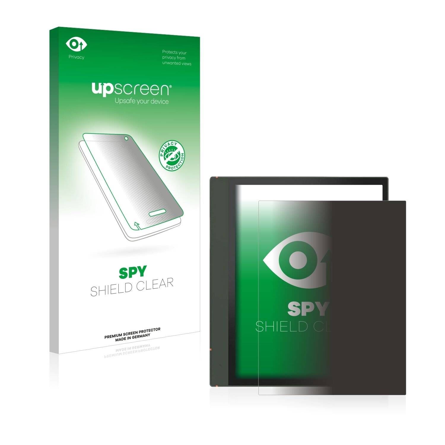 upscreen Spy Shield Clear Premium Blickschutzfolie für Onyx Boox Note Air 2