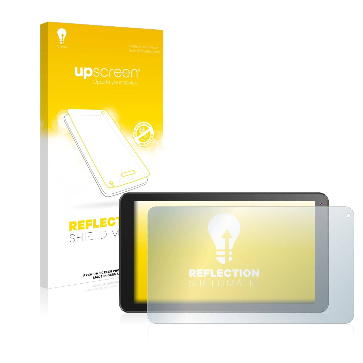 upscreen Reflection Shield Matte Premium Displayschutzfolie für Logicom La Tab