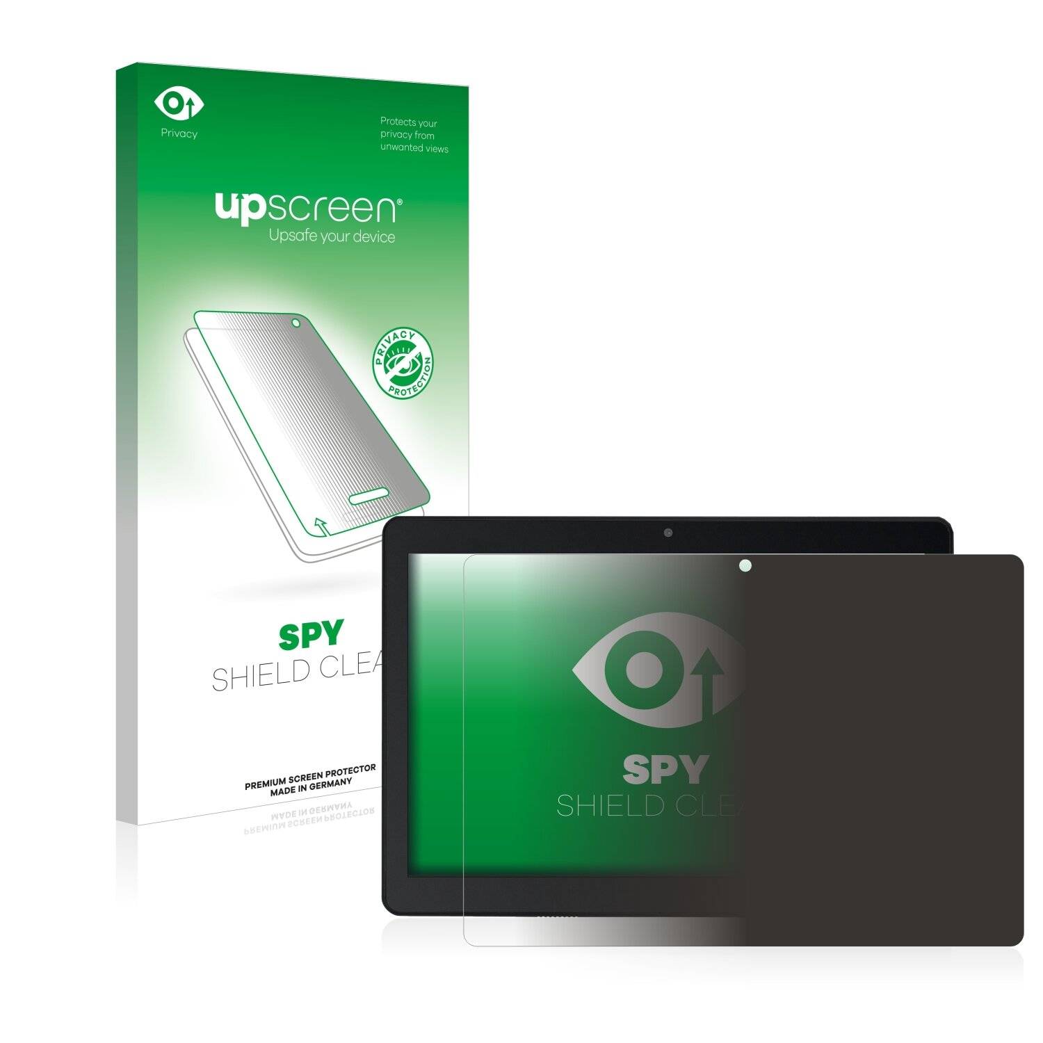 upscreen Spy Shield Clear Premium Blickschutzfolie für Acepad A145
