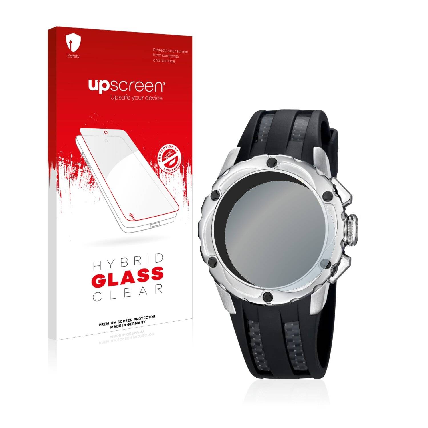 upscreen Hybrid Glass Clear Premium Schutzglas Folie für Festina F