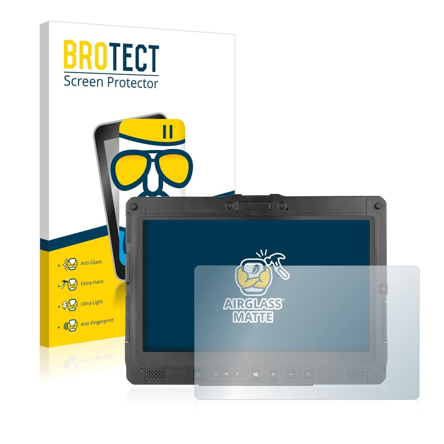 BROTECT AirGlass Matte Schutzglas Folie für Getac K120