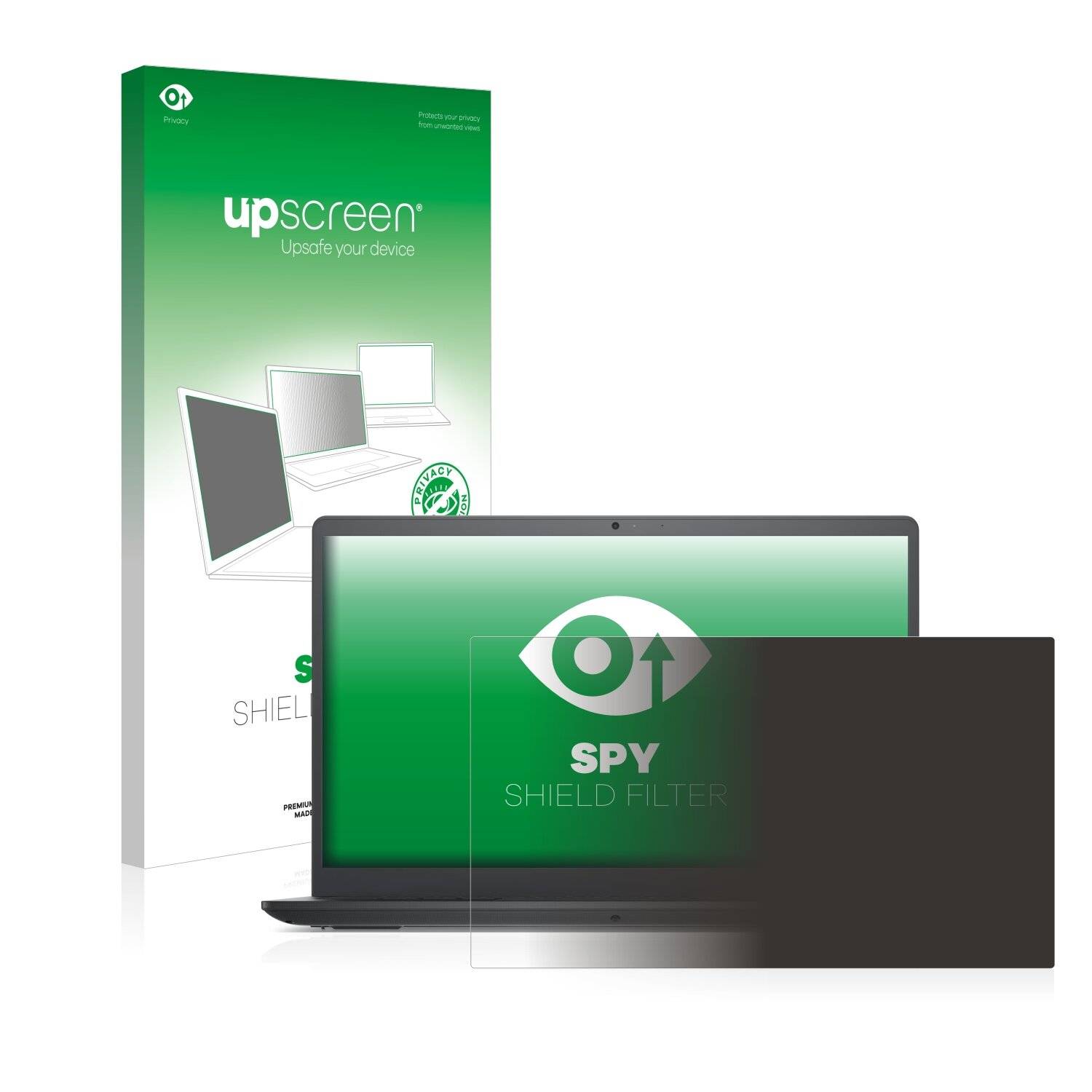 upscreen Blickschutzfilter für Dell Vostro 3420 Blaulichtfilter Sichtschutz Privacy Anti Spy abnehmbar