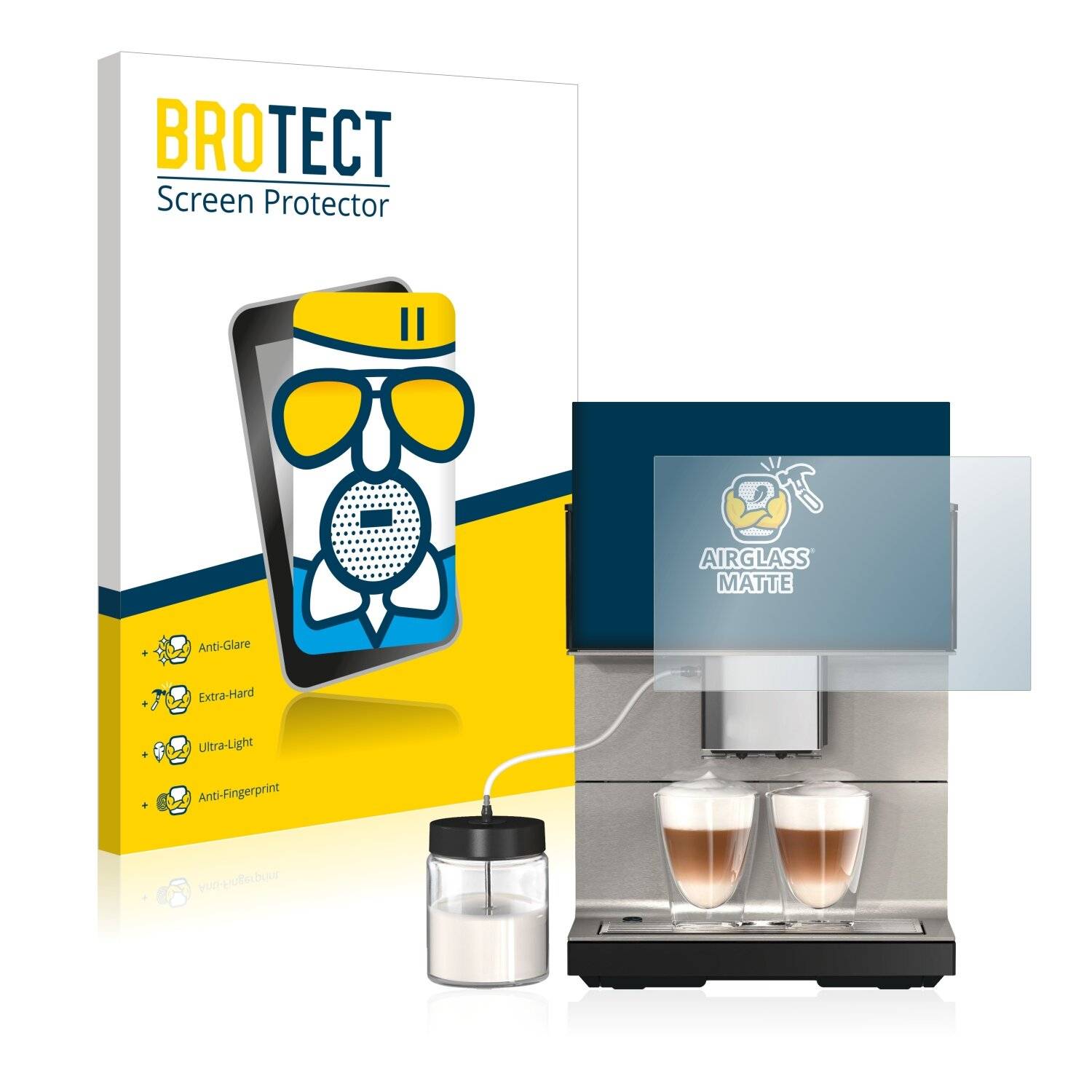 BROTECT AirGlass Matte Schutzglas Folie für Miele CM 7550