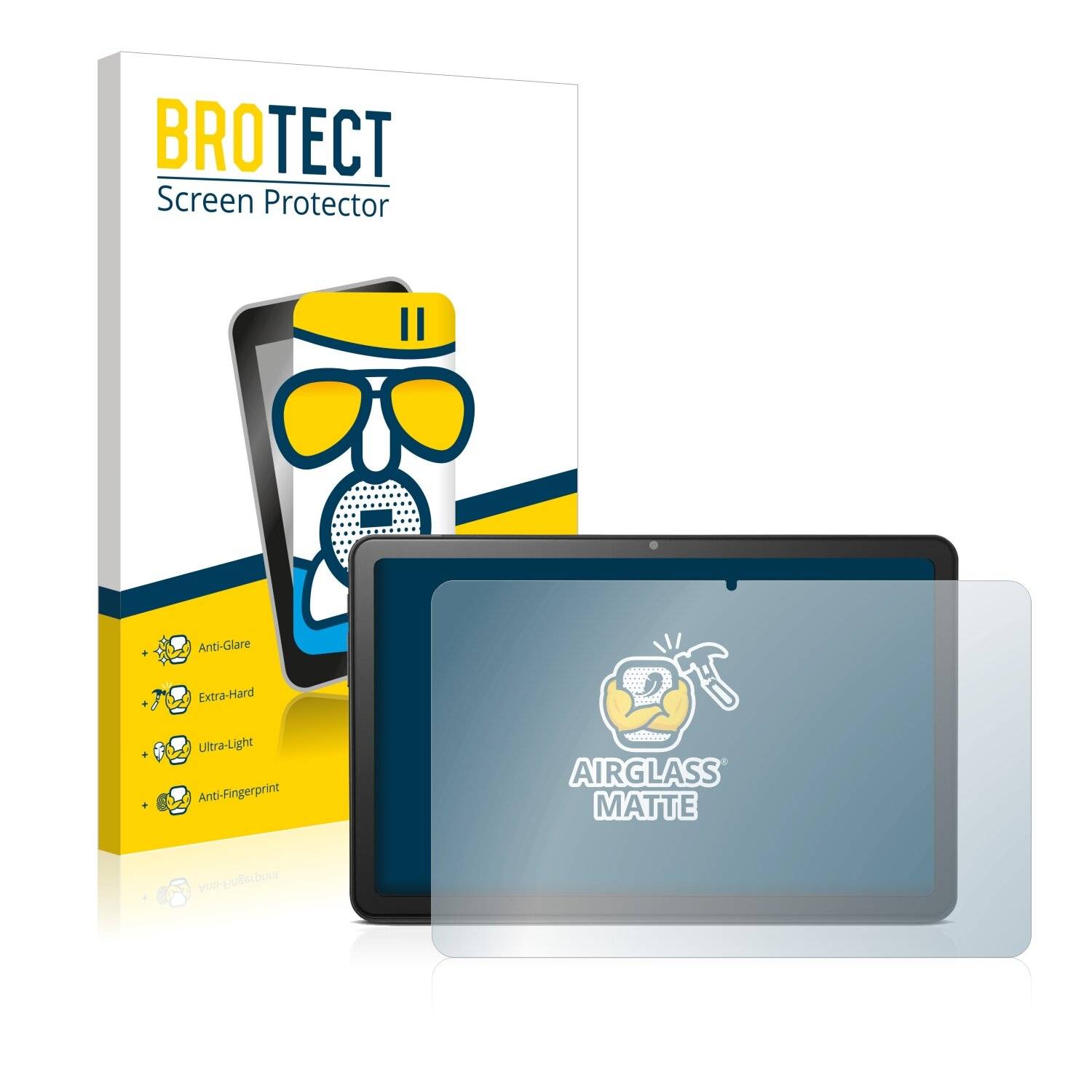 BROTECT AirGlass Matte Schutzglas Folie für Doro Tablet