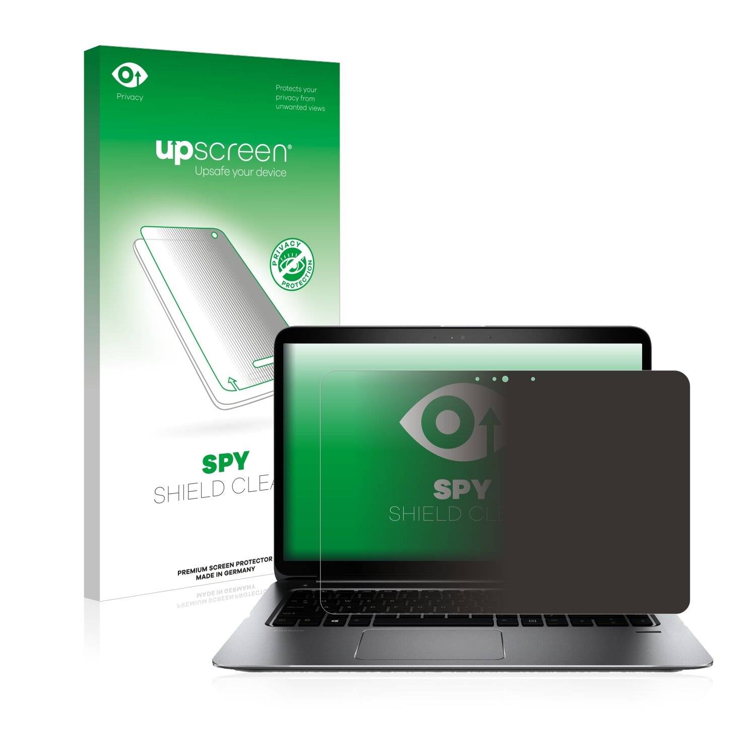 upscreen Spy Shield Clear Premium Blickschutzfolie für HP Elitebook x360 1040