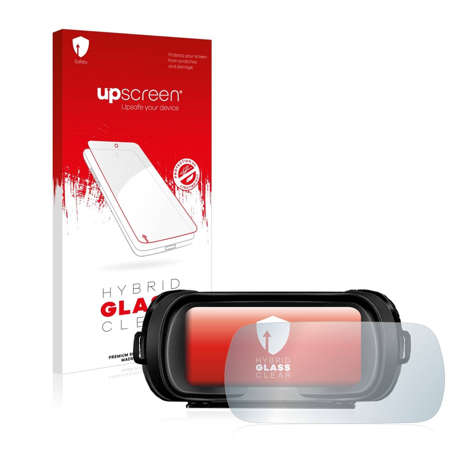 upscreen Hybrid Glass Clear Premium Schutzglas Folie für HuntMax