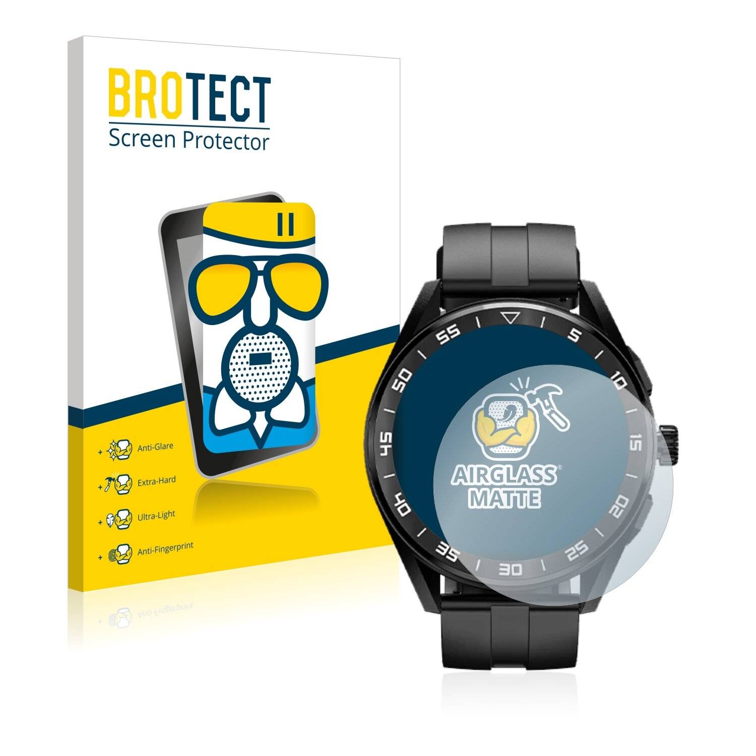 BROTECT AirGlass Matte Schutzglas Folie für Lokmat Comet