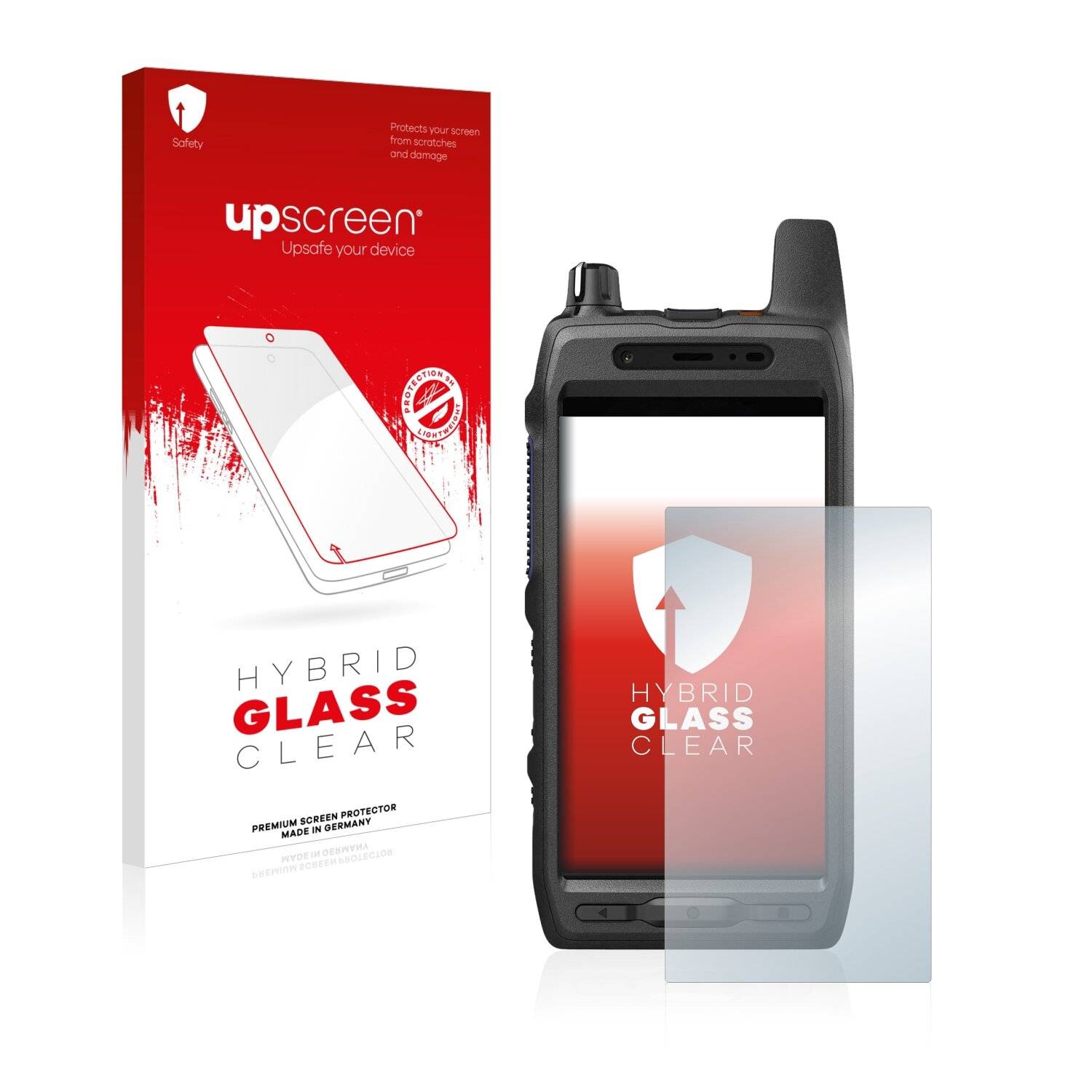upscreen Flexible Schutz Glas Folie für Motorola Evolve HK2157 Schutzglas 9H Hybridglas Klar