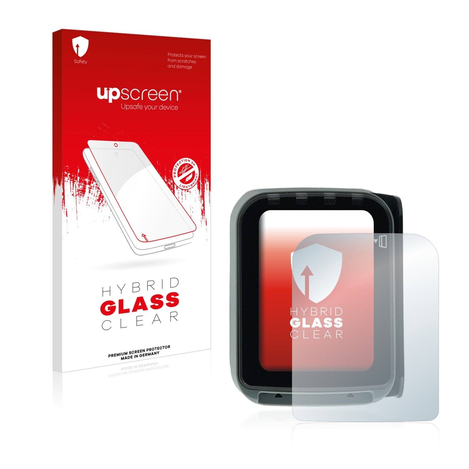 upscreen Hybrid Glass Clear Premium Schutzglas Folie für Ingenico