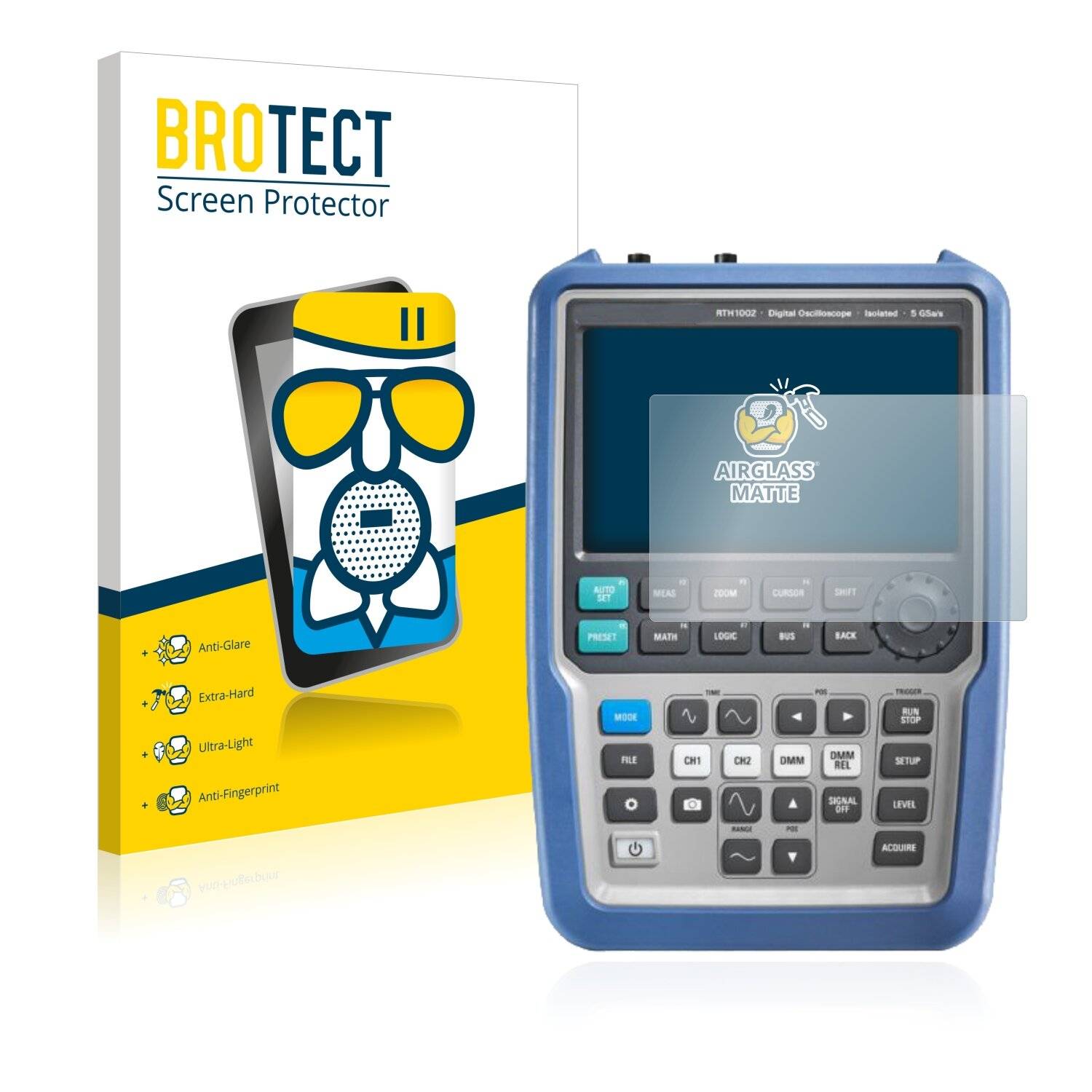 BROTECT AirGlass Matte Schutzglas Folie für Rohde & Schwarz Scope