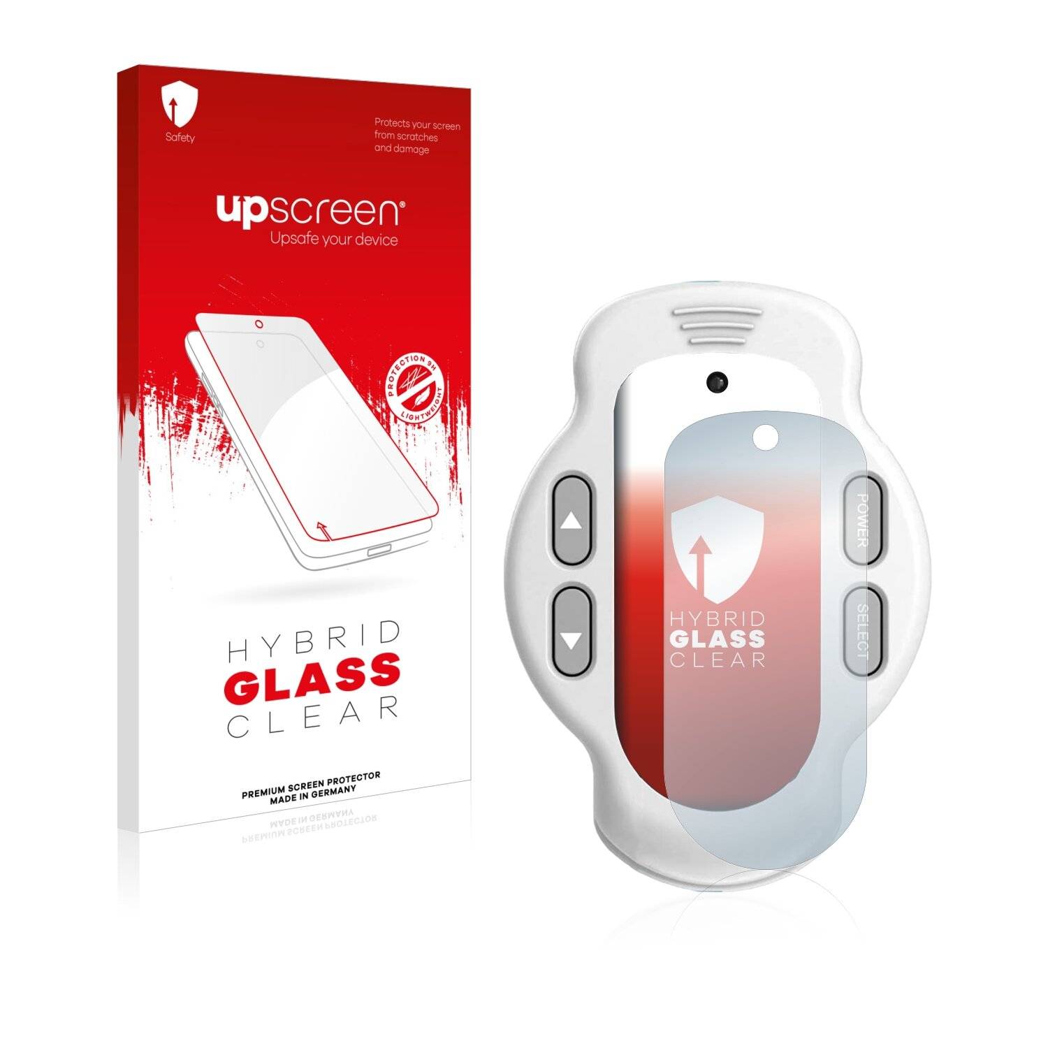 upscreen Hybrid Glass Clear Premium Schutzglas Folie für KLIQ MicroNome