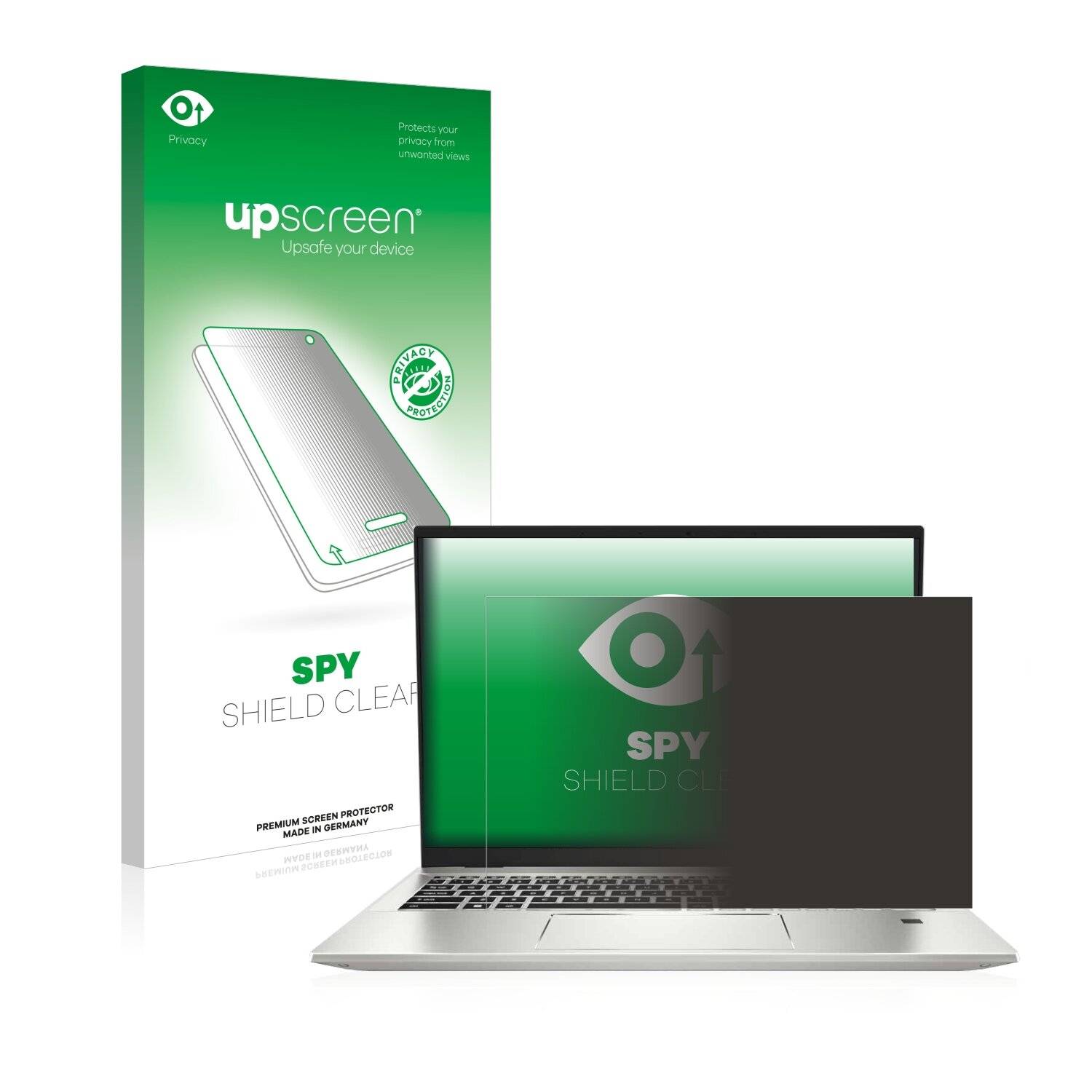 upscreen Spy Shield Clear Premium Blickschutzfolie für MSI Prestige 16