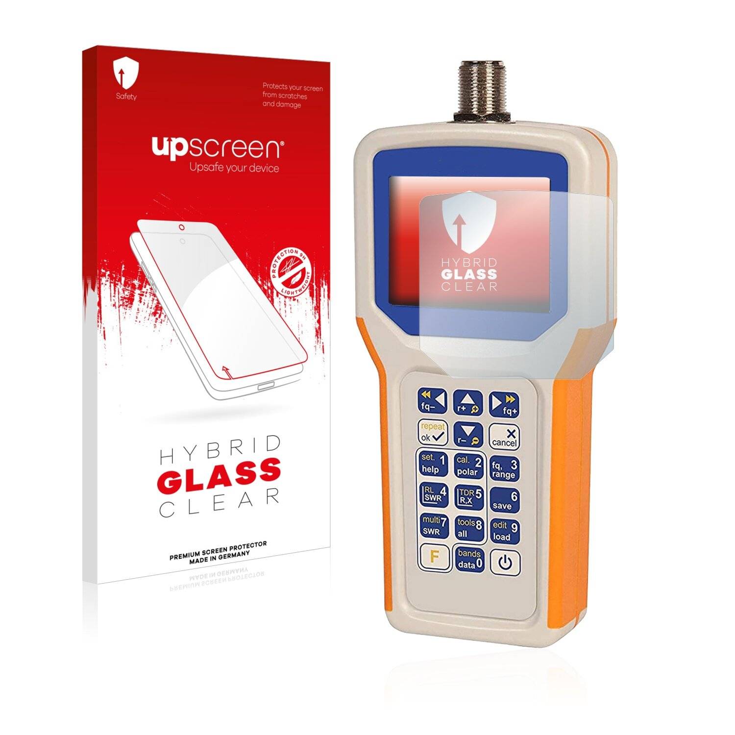 upscreen Hybrid Glass Clear Premium Schutzglas Folie für RigExpert 230