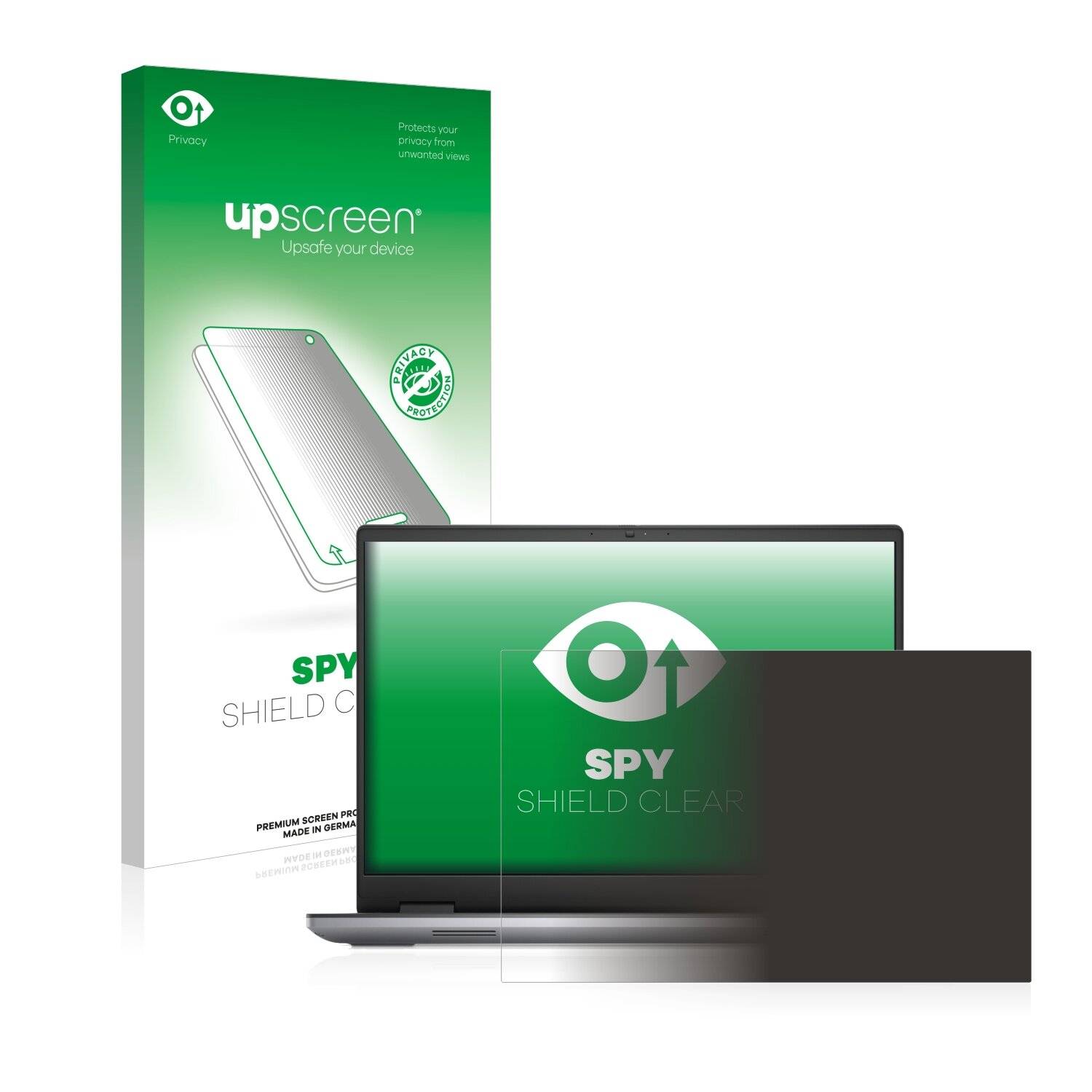 upscreen Blickschutzfolie für Dell Precision 7670 (Touch) Anti-Spy Privacy Blaulichtschutz Sichtschutzfolie